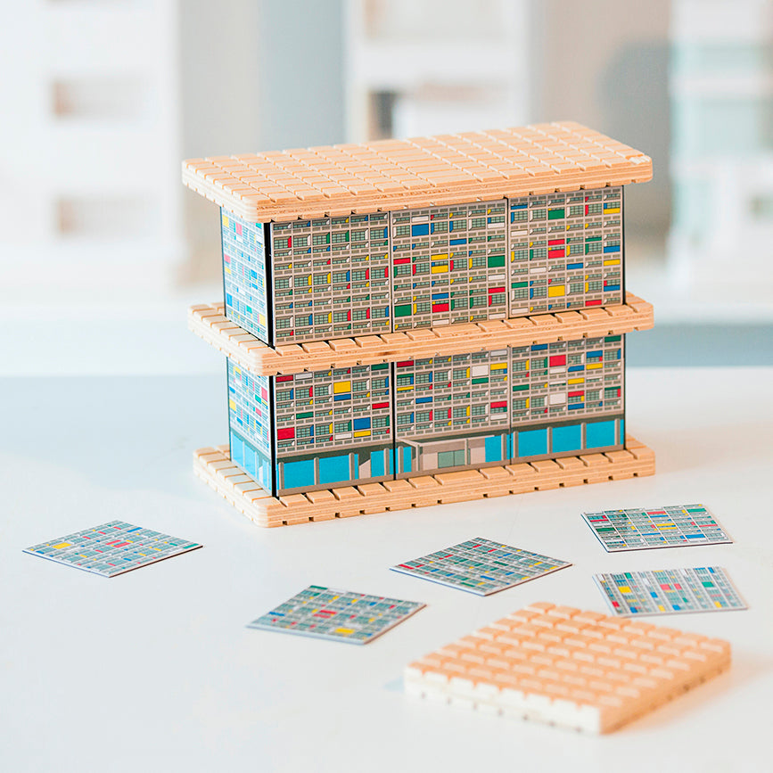 HOUSE | Unité d'Habitation Large beamalevich architecture gift design gift art gift