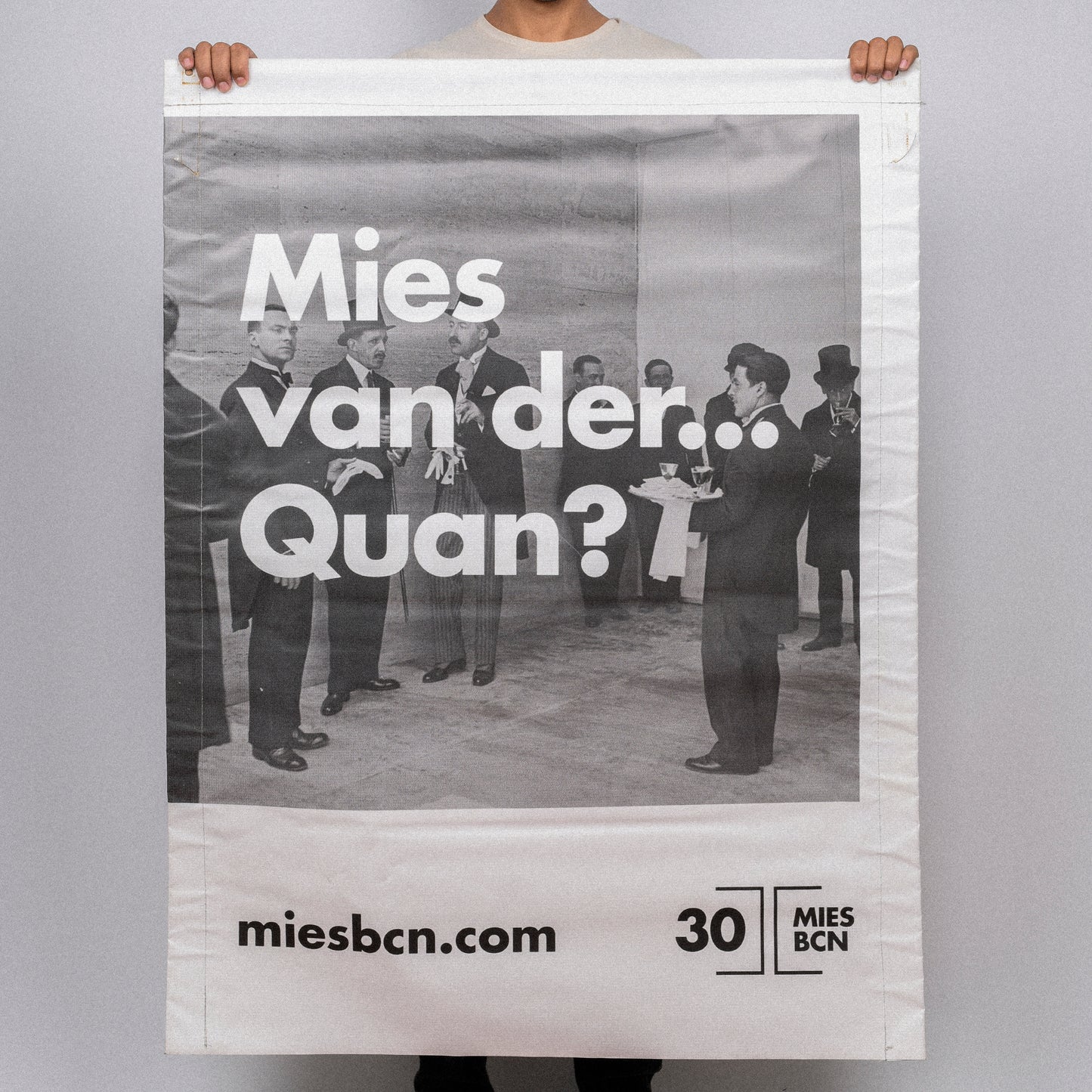 Mies Barcelona | 30th Anniversary Street Banners beamalevich architecture gift design gift art gift