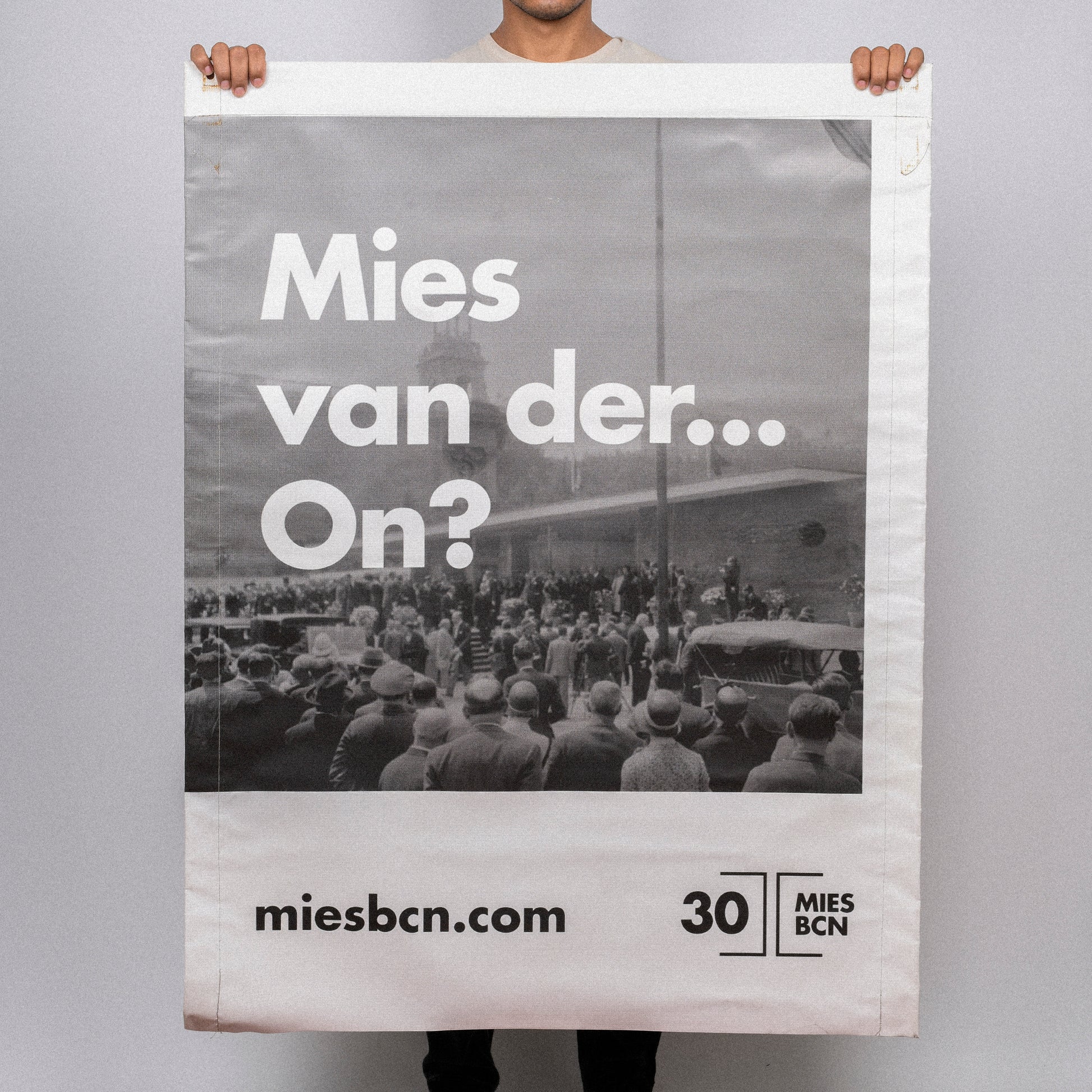 Mies Barcelona | 30th Anniversary Street Banners beamalevich architecture gift design gift art gift