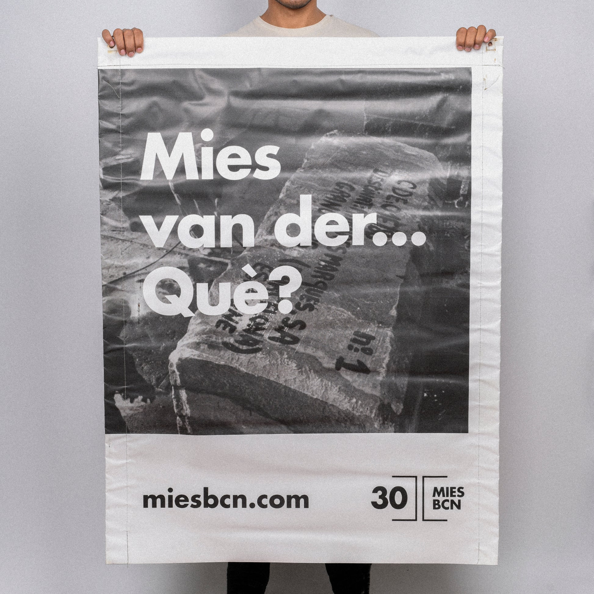 Mies Barcelona | 30th Anniversary Street Banners beamalevich architecture gift design gift art gift