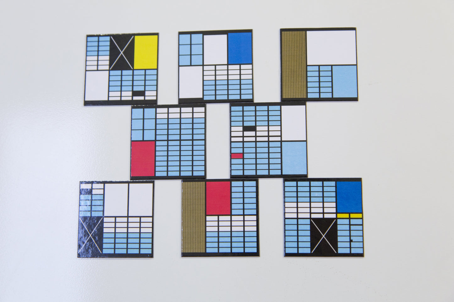 Eames House Façade Magnets beamalevich architecture gift design gift art gift