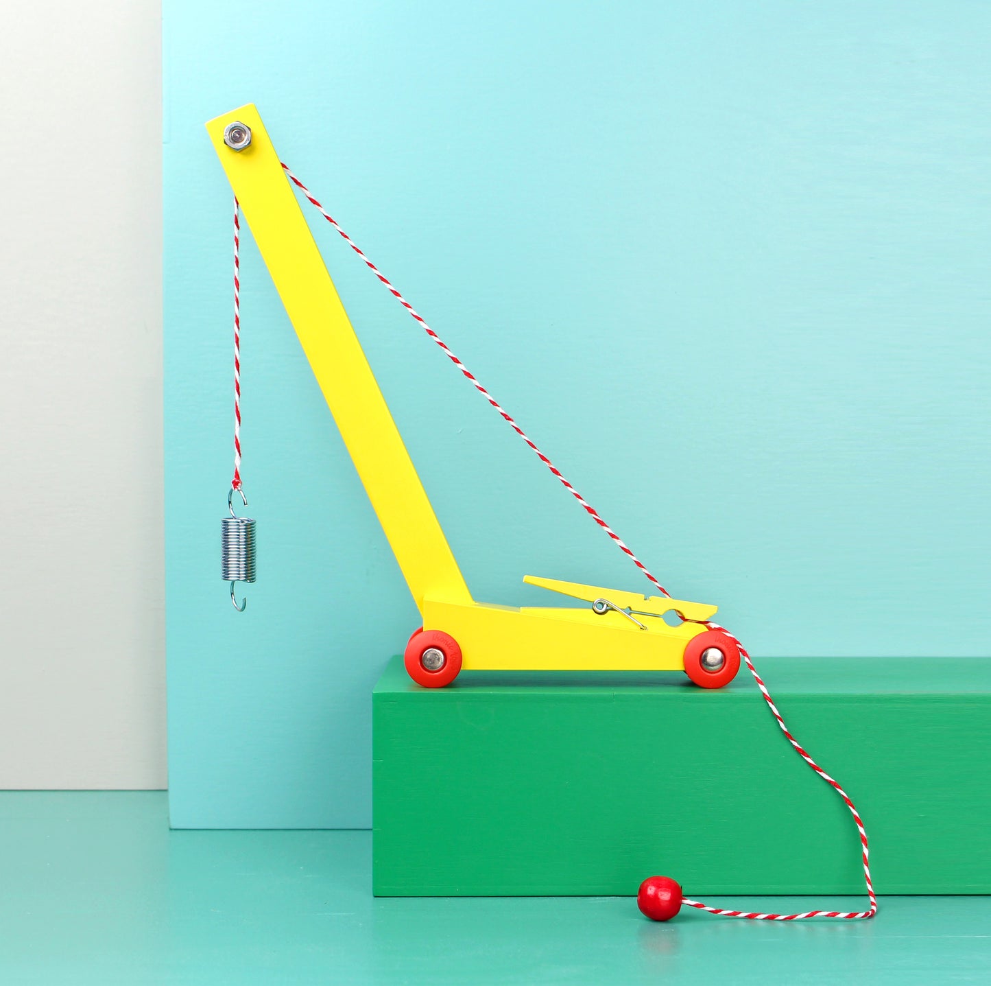 Floris Hovers Yellow Crane Construction Set Toys beamalevich architecture gift design gift art gift