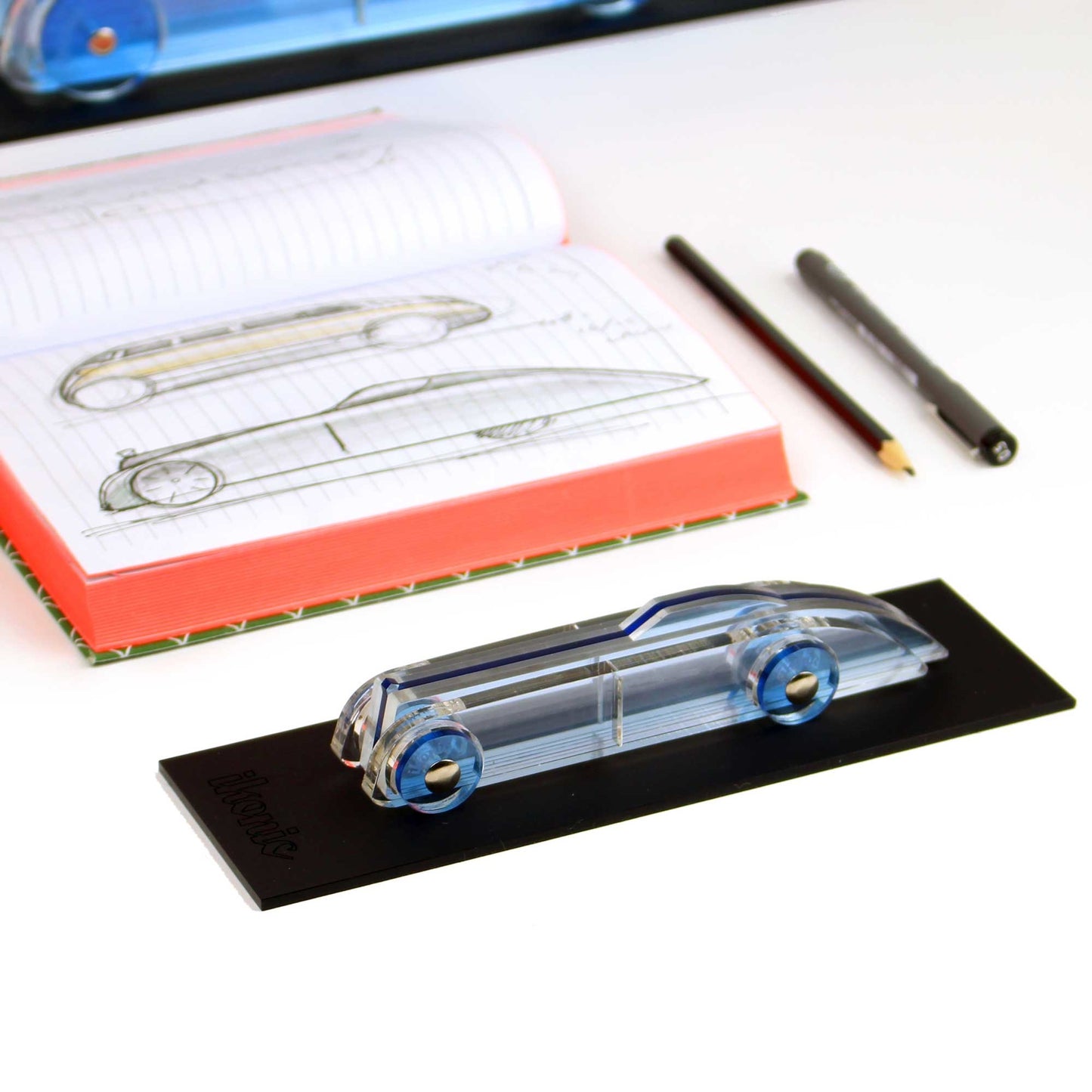 Lucite Car Small #1 Smoke Construction Set Toys beamalevich architecture gift design gift art gift