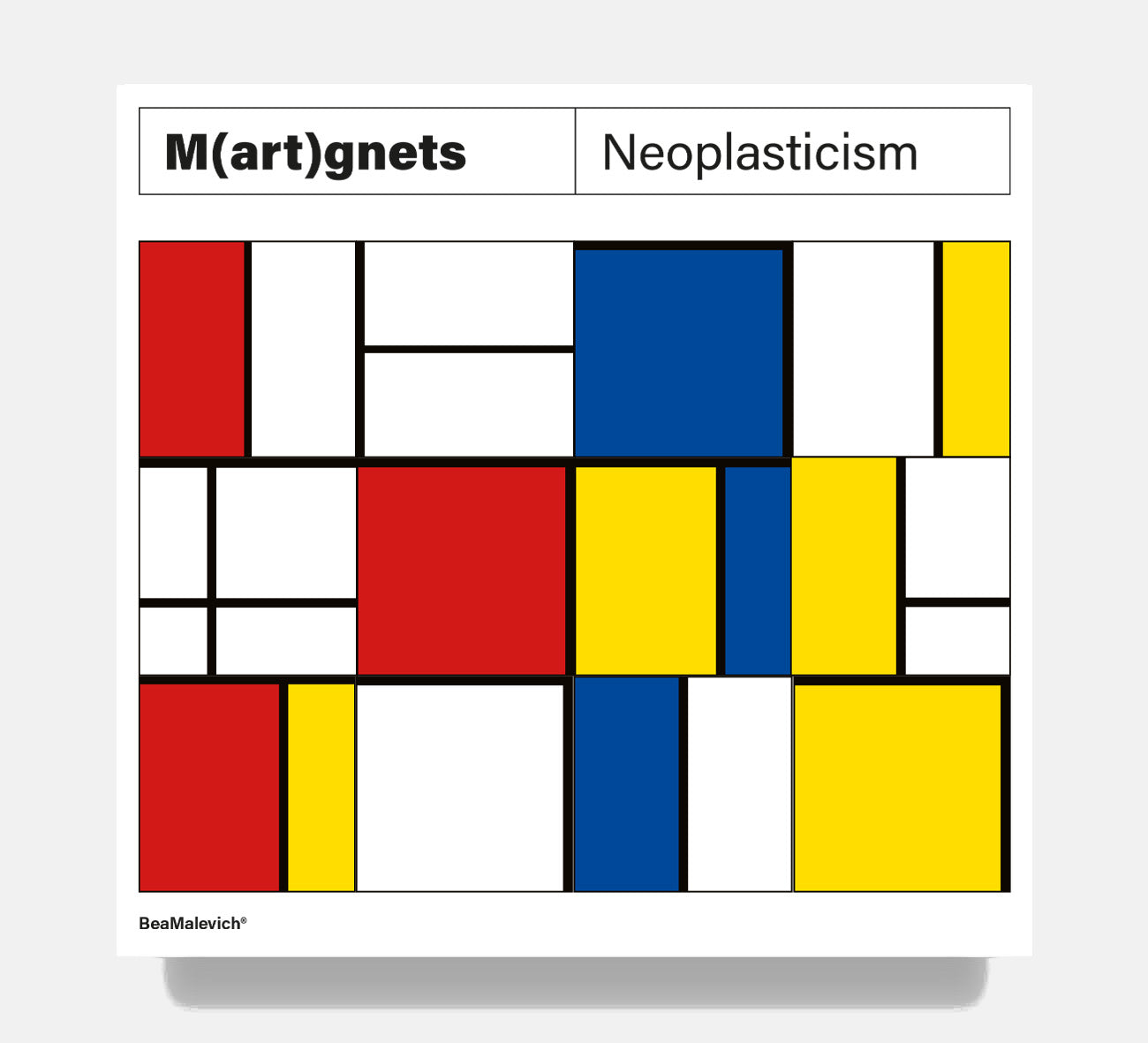 Neoplasticism Magnets beamalevich architecture gift design gift art gift