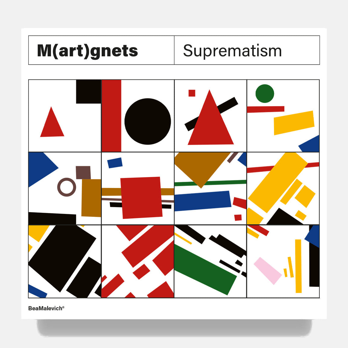 Suprematism Magnets beamalevich architecture gift design gift art gift