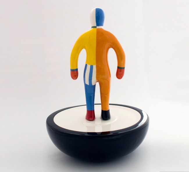 30 cm Ceramic Sportsman figure model #2