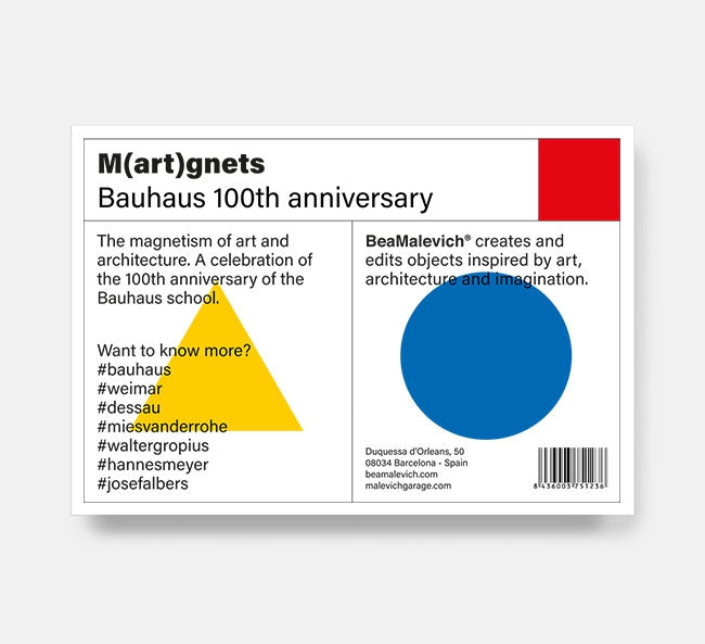 Bauhaus Dessau Magnet beamalevich architecture gift design gift art gift