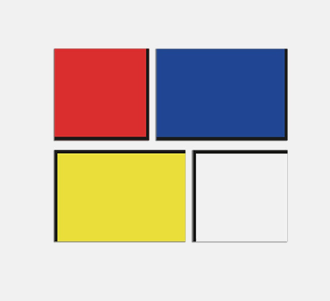 Mondrian Magnets beamalevich architecture gift design gift art gift