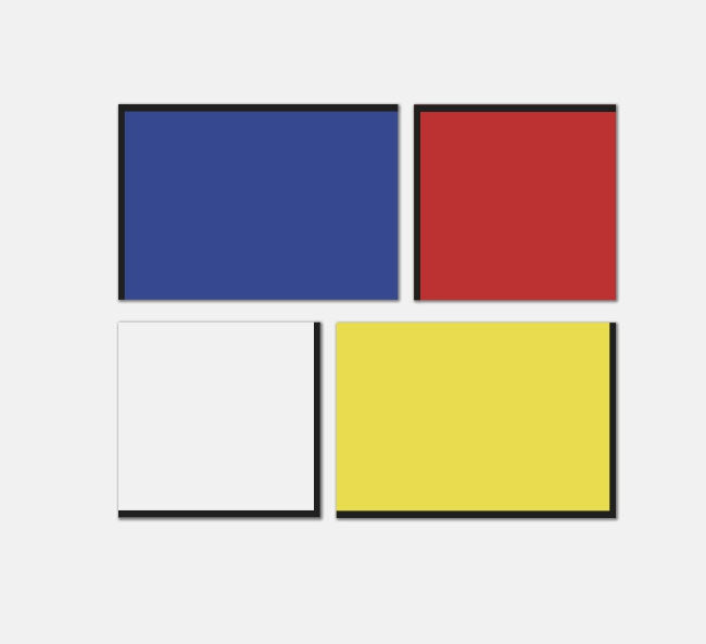 Mondrian Magnets beamalevich architecture gift design gift art gift