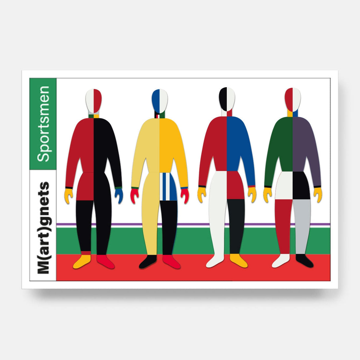 Malevich's The Sportsmen (1931) fridge magnets – Beamalevich