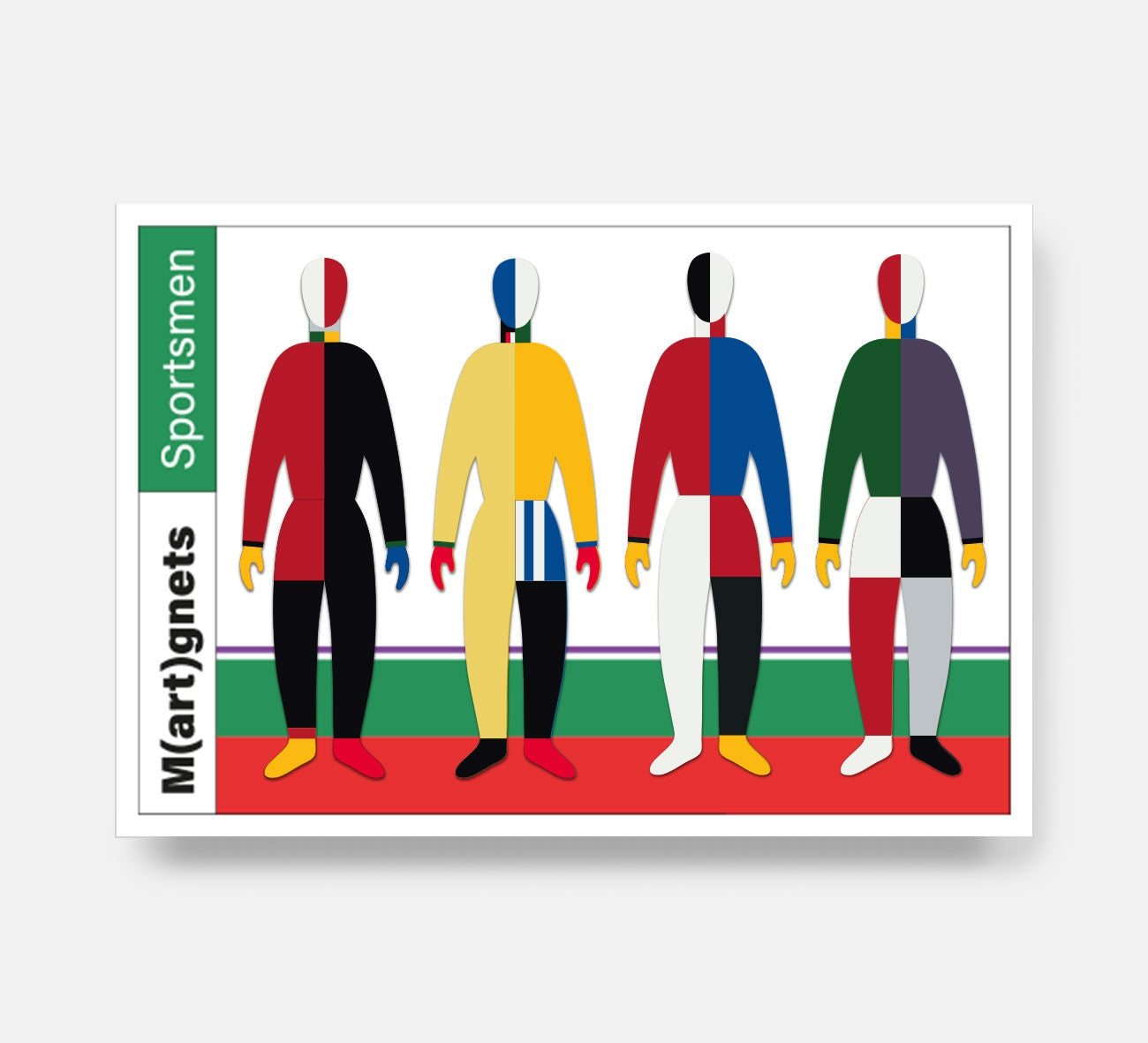 Sportsmen Magnets beamalevich architecture gift design gift art gift