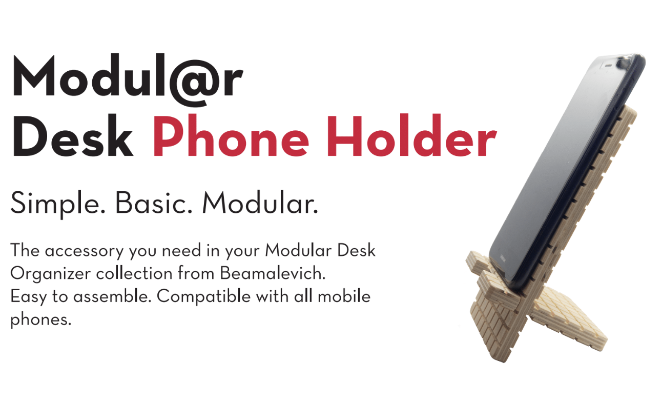 Modul@r Desk Phone Holder beamalevich architecture gift design gift art gift