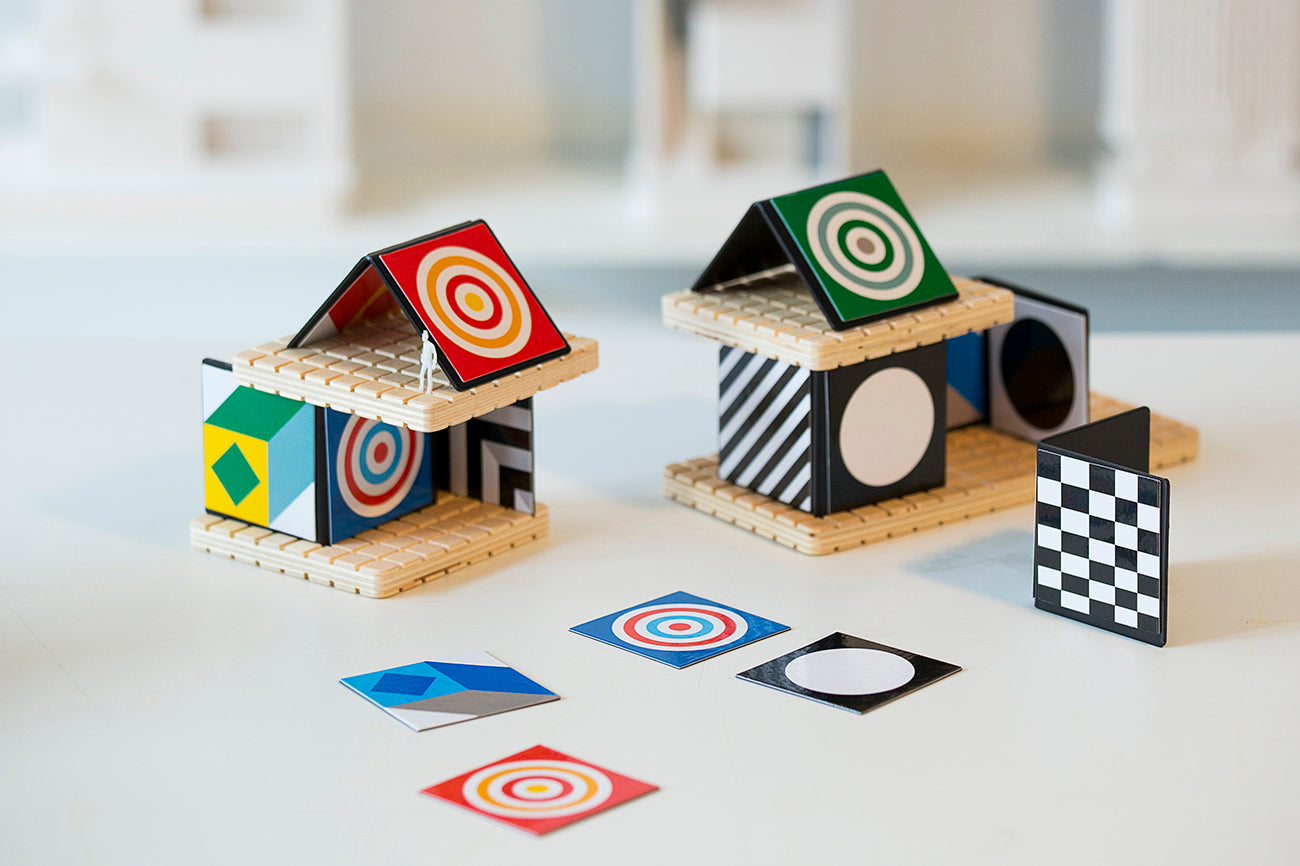 HOUSE Op Art beamalevich architecture gift design gift art gift