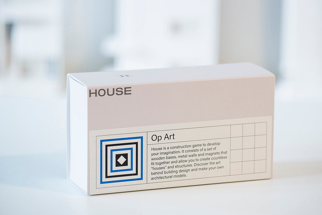 HOUSE Op Art beamalevich architecture gift design gift art gift