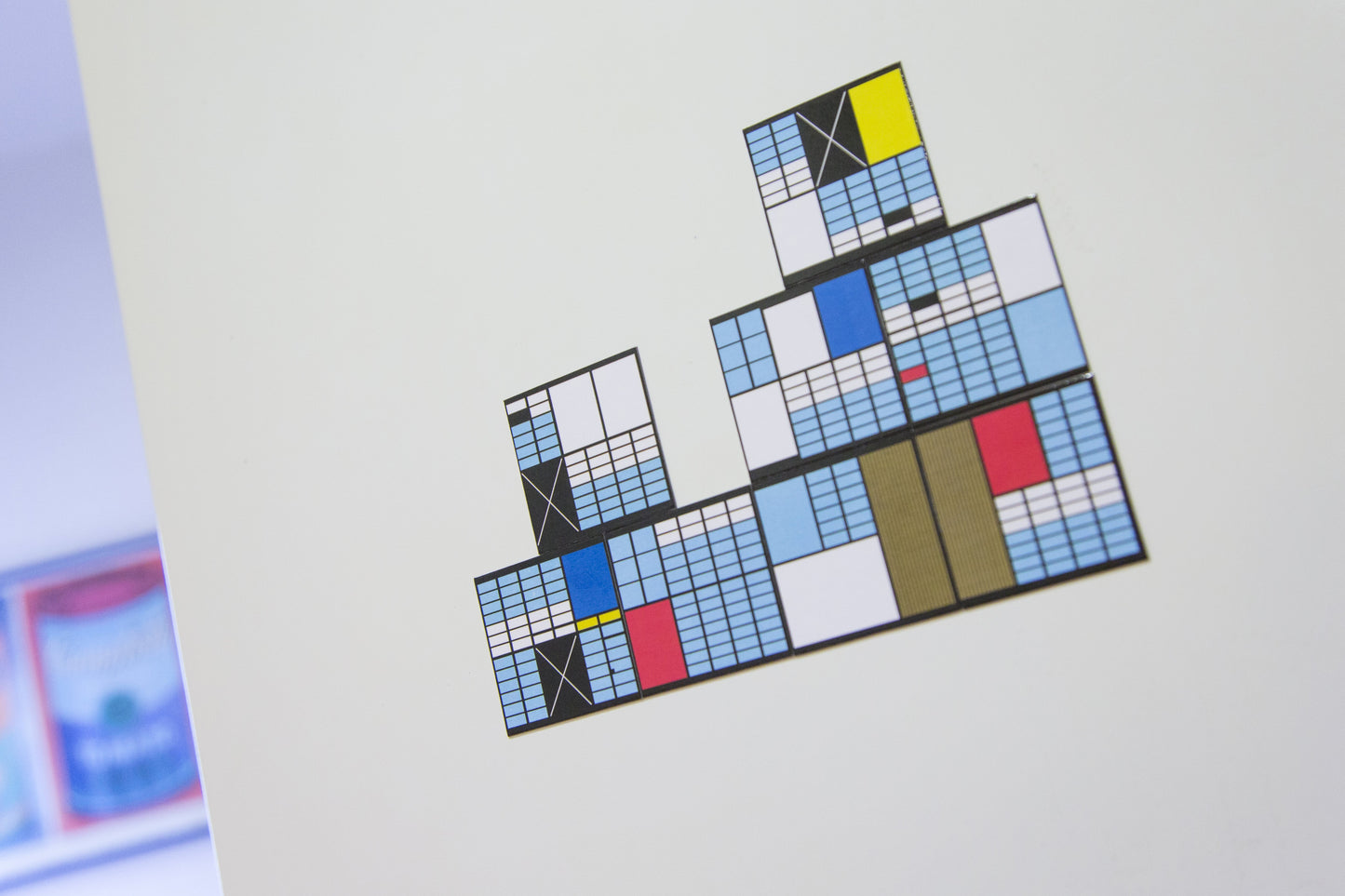 Eames House Façade Magnets beamalevich architecture gift design gift art gift