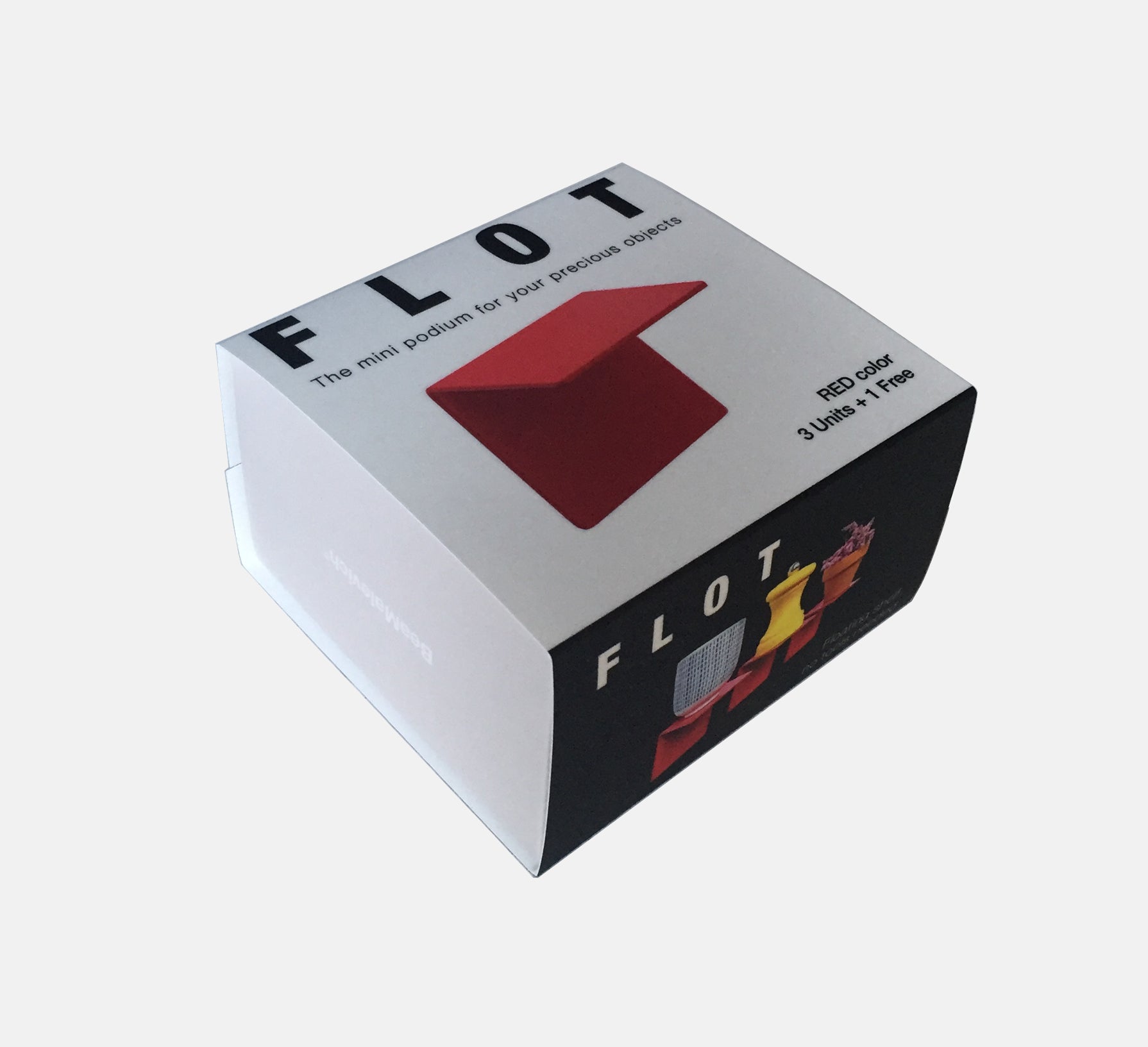 FLOT Mini Floating Shelves - Red  beamalevich architecture gift design gift art gift