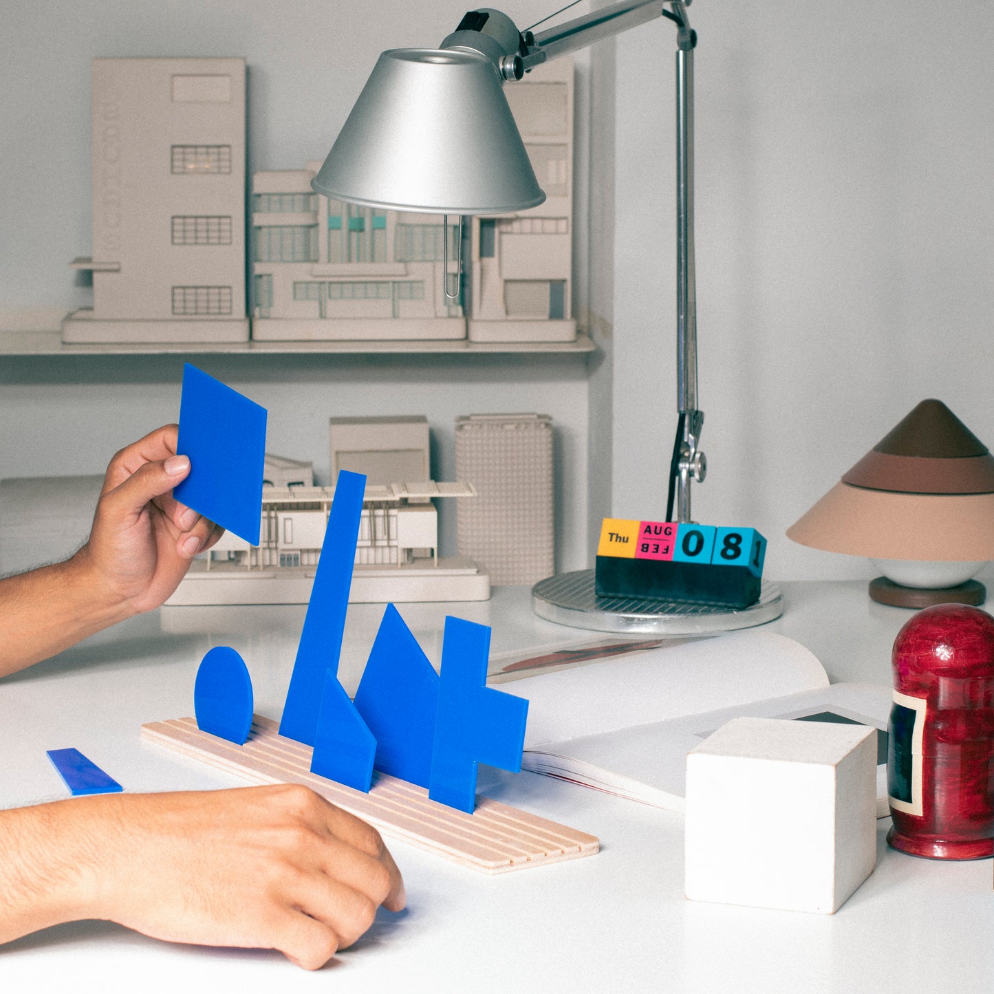 Shapes of Suprematism | Blue beamalevich architecture gift design gift art gift