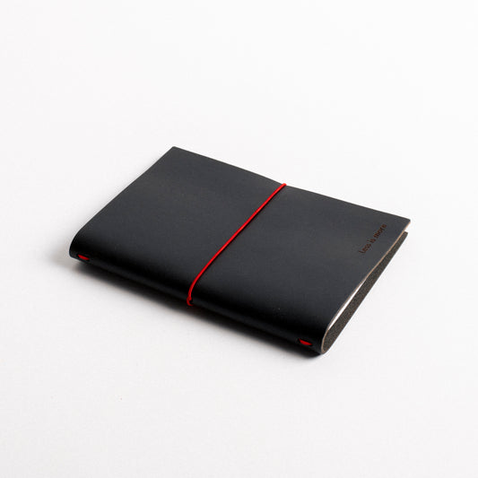 "Less is More" A6 Leather Journal | Black beamalevich architecture gift design gift art gift