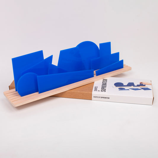Shapes of Suprematism | Blue beamalevich architecture gift design gift art gift