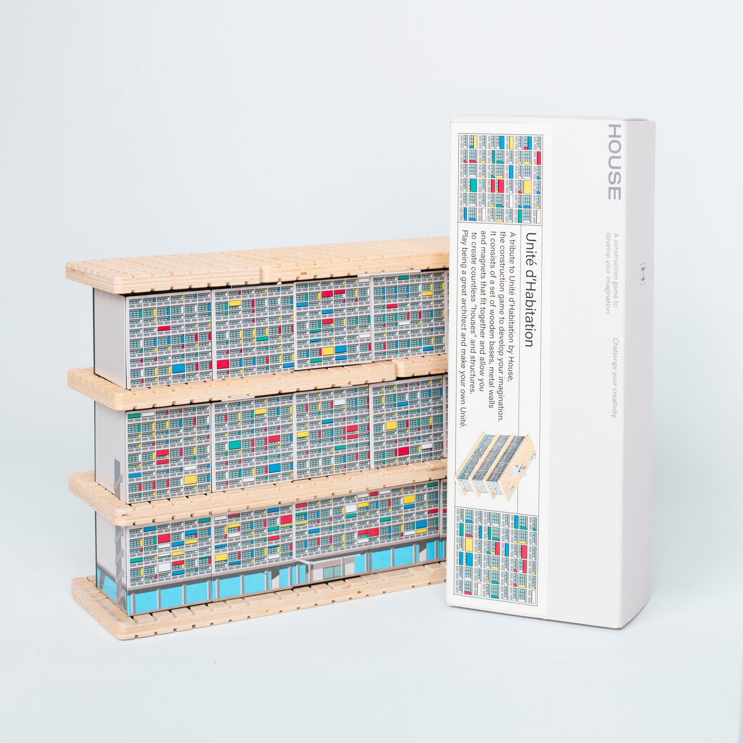HOUSE | Unité d'Habitation Large beamalevich architecture gift design gift art gift