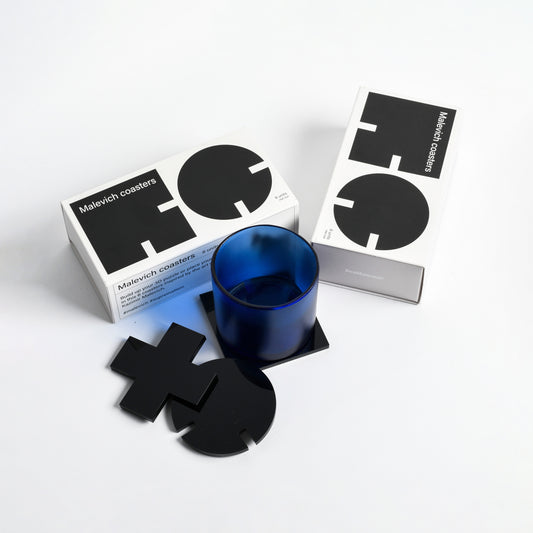 The Six Malevich Coasters beamalevich architecture gift design gift art gift