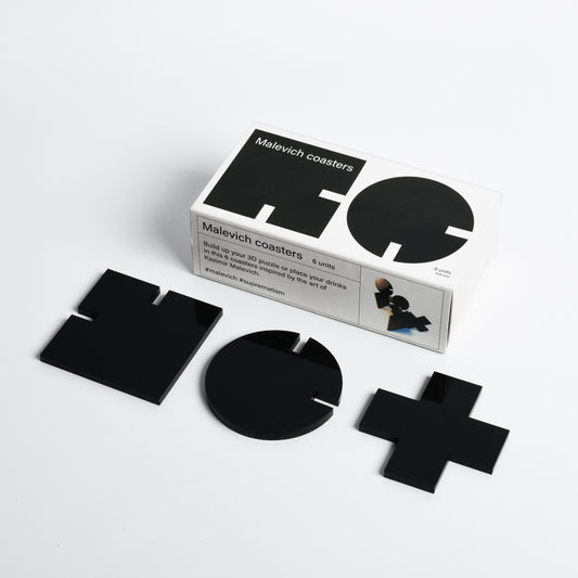 The Six Malevich Coasters beamalevich architecture gift design gift art gift
