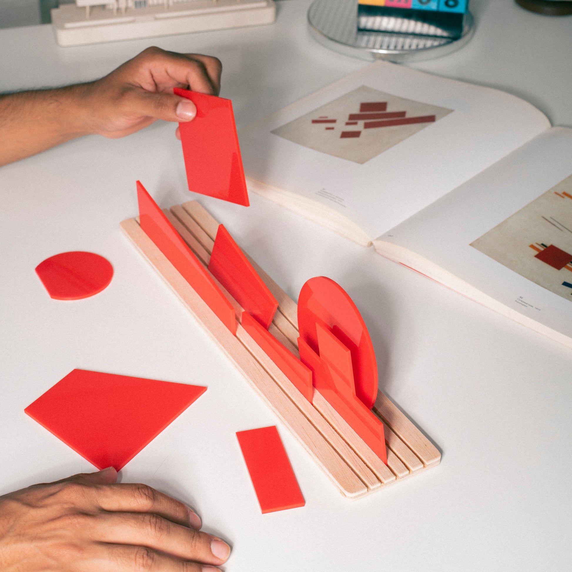 Shapes of Suprematism | Red beamalevich architecture gift design gift art gift