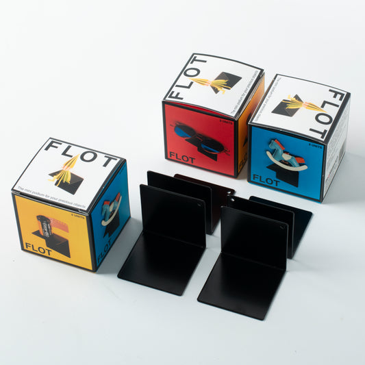 FLOT Mini Floating Shelves | Black (New compact packaging) beamalevich architecture gift design gift art gift