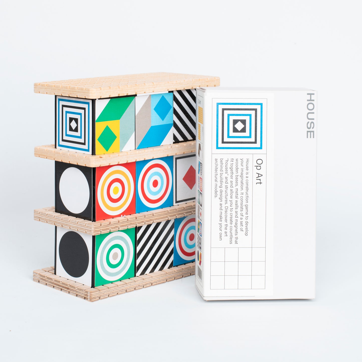 HOUSE | Op Art beamalevich architecture gift design gift art gift