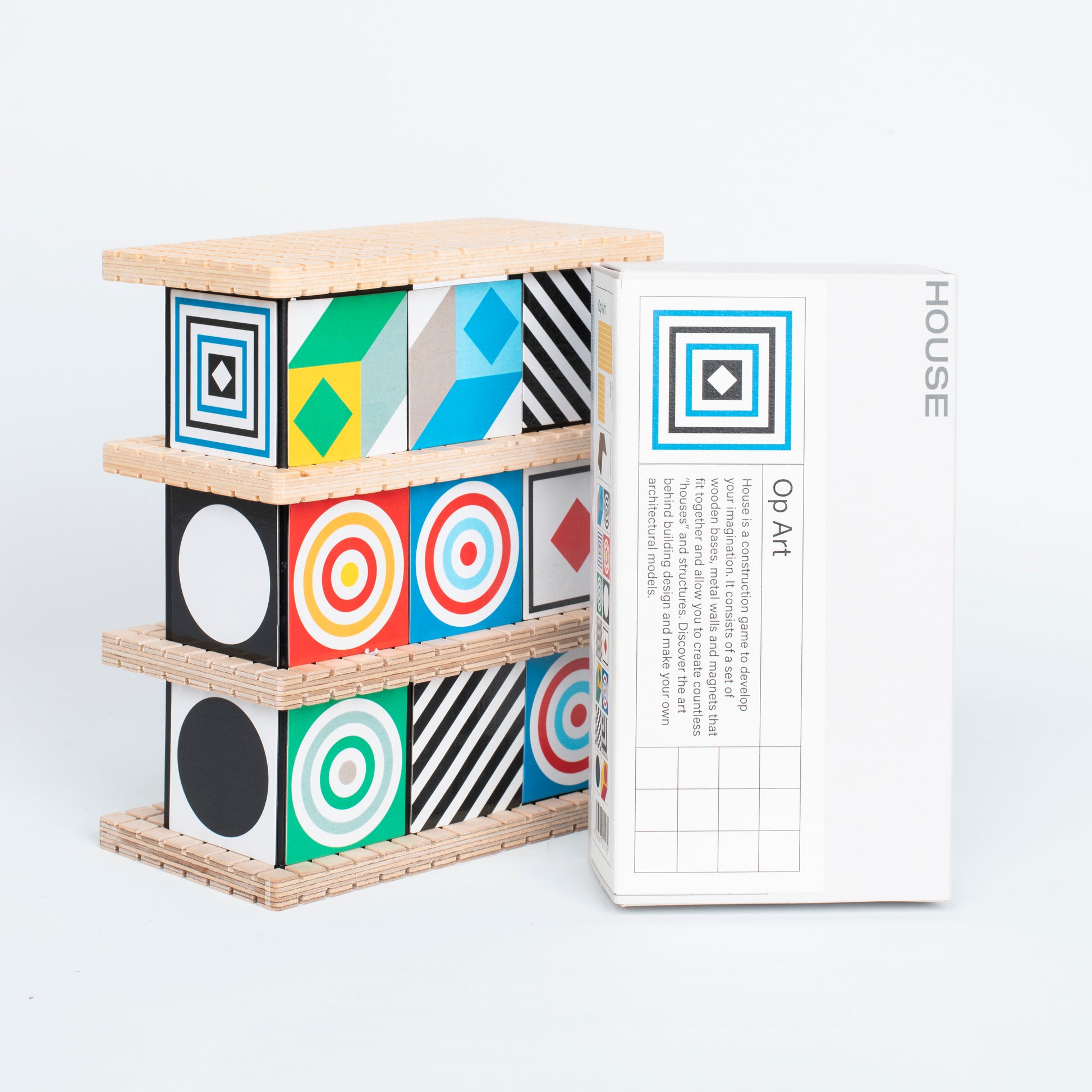 HOUSE | Op Art beamalevich architecture gift design gift art gift