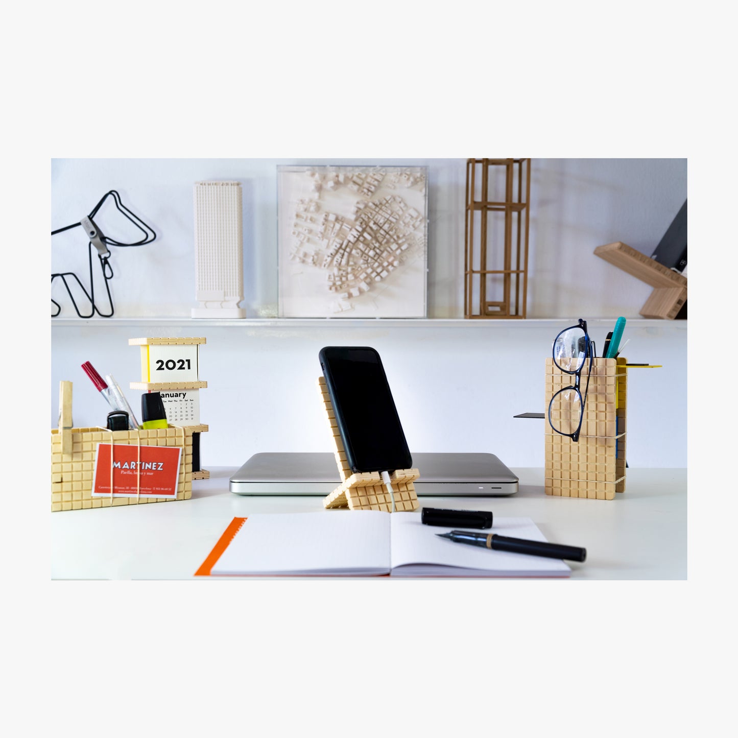 Modular Desk | Phone Holder beamalevich architecture gift design gift art gift