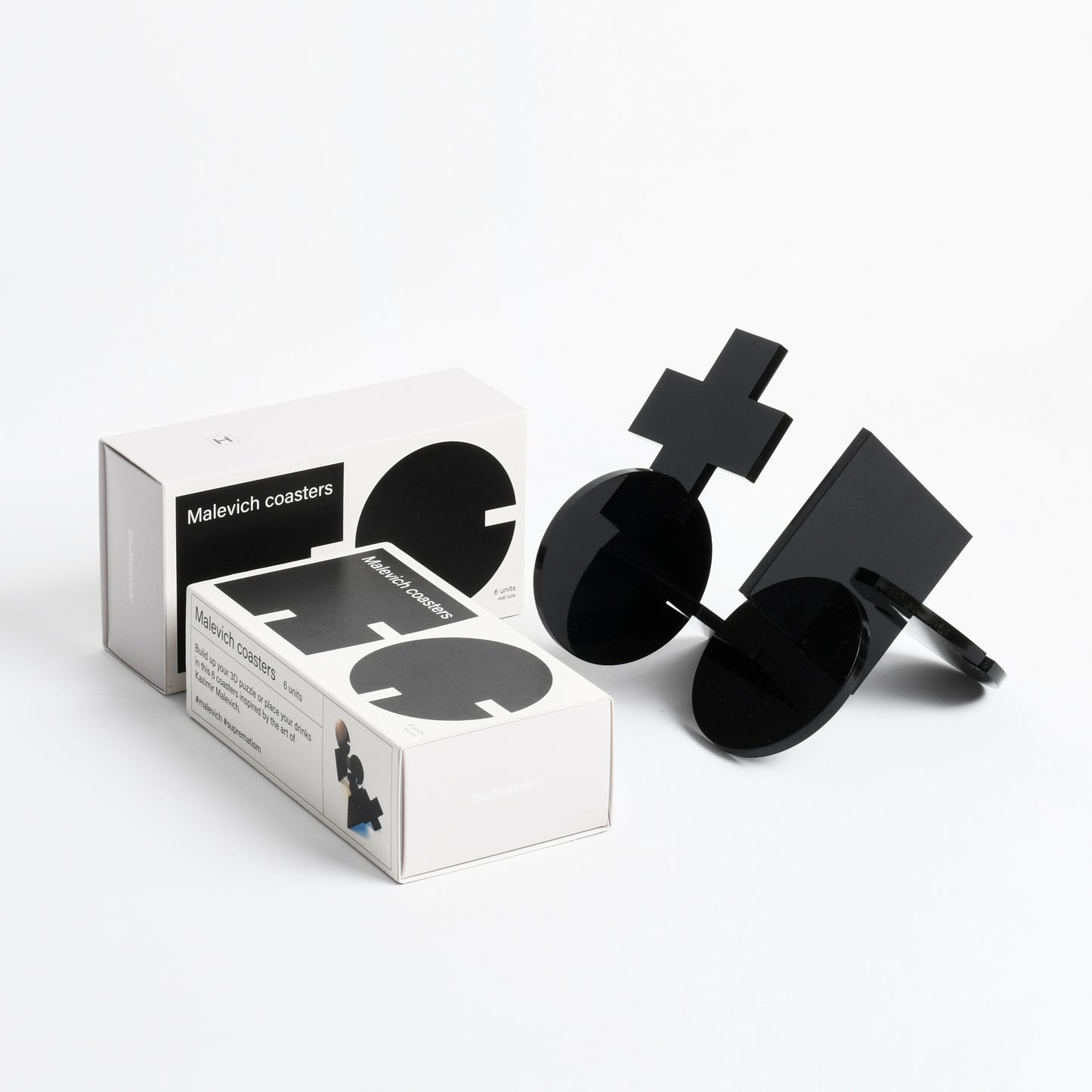 The 6 Malevich Coasters beamalevich architecture gift design gift art gift