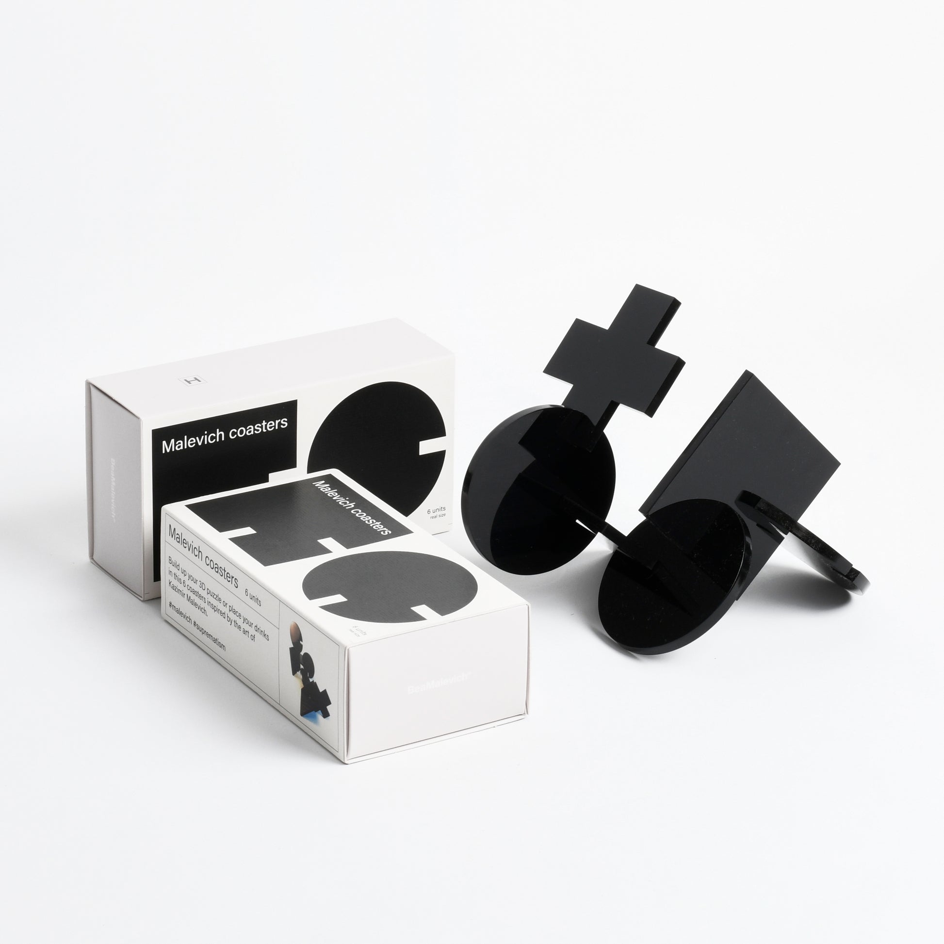 The 6 Malevich Coasters beamalevich architecture gift design gift art gift