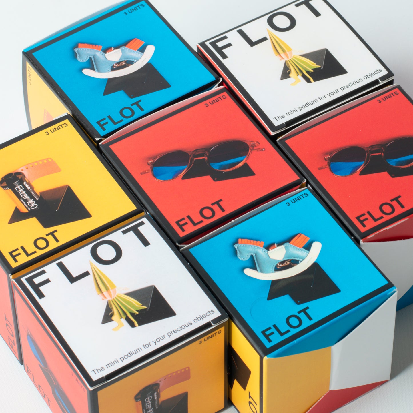 FLOT Mini Floating Shelves | Black (New compact packaging) beamalevich architecture gift design gift art gift