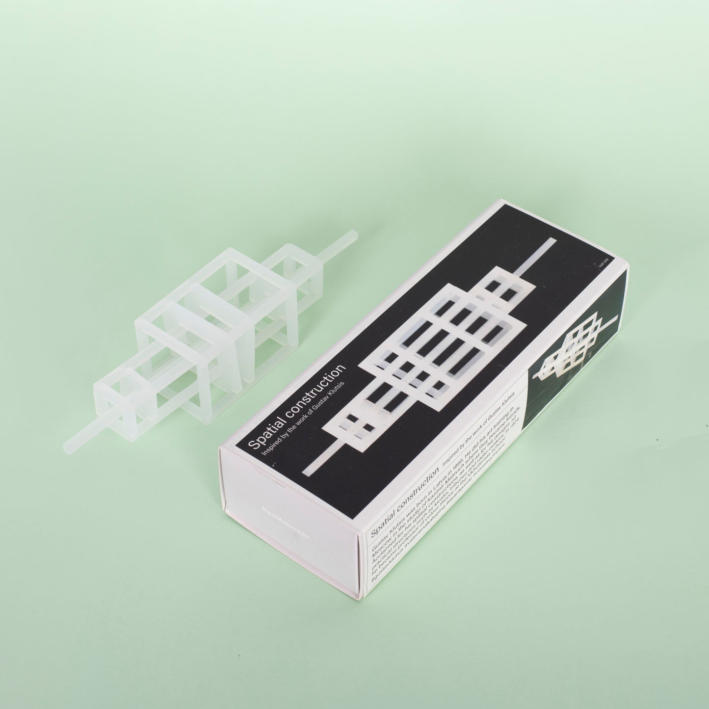 Klutsis Spatial Construction | Mini beamalevich architecture gift design gift art gift