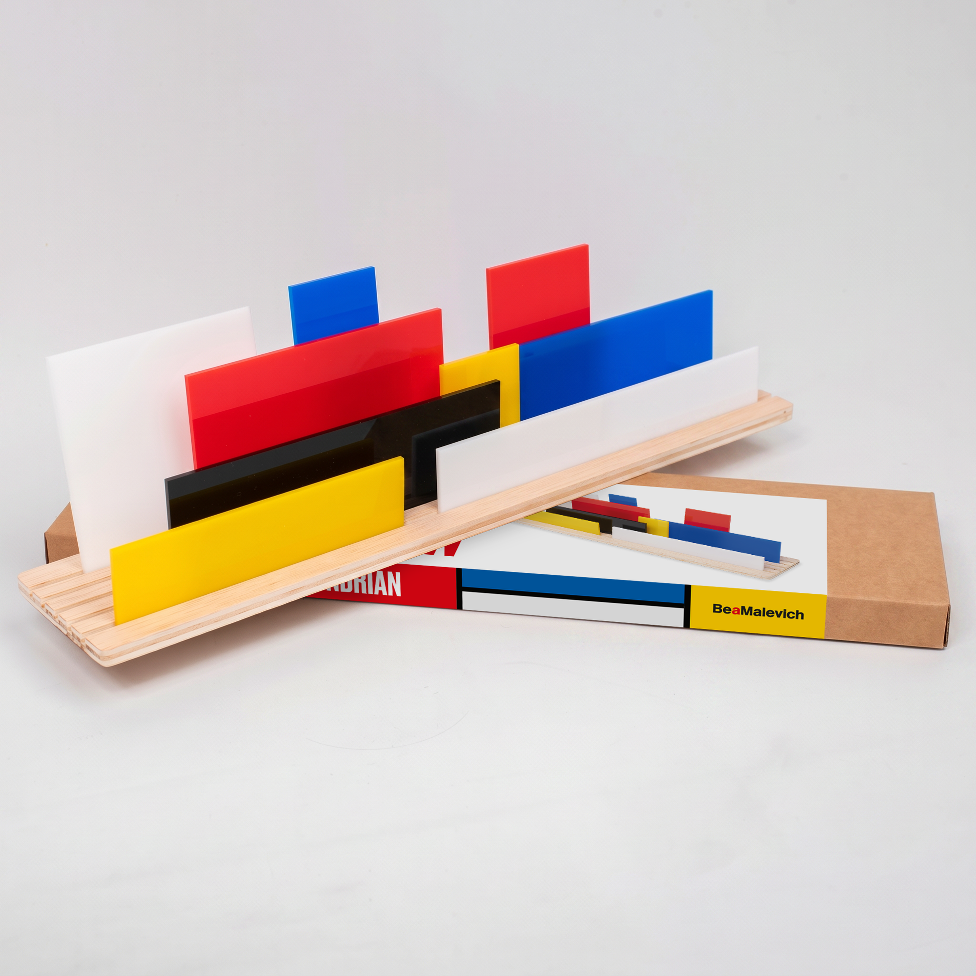 Shapes of Mondrian beamalevich architecture gift design gift art gift