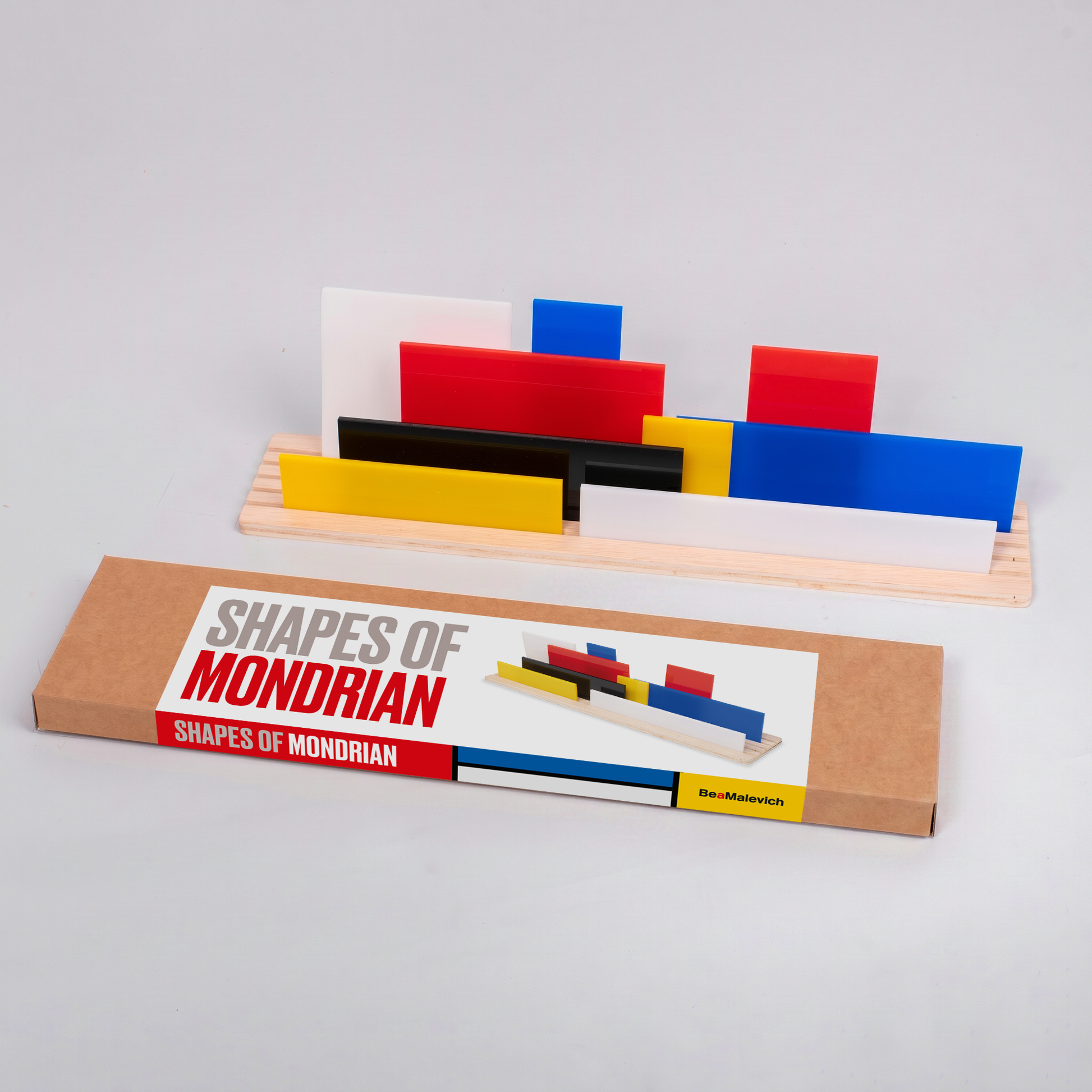 Shapes of Mondrian beamalevich architecture gift design gift art gift