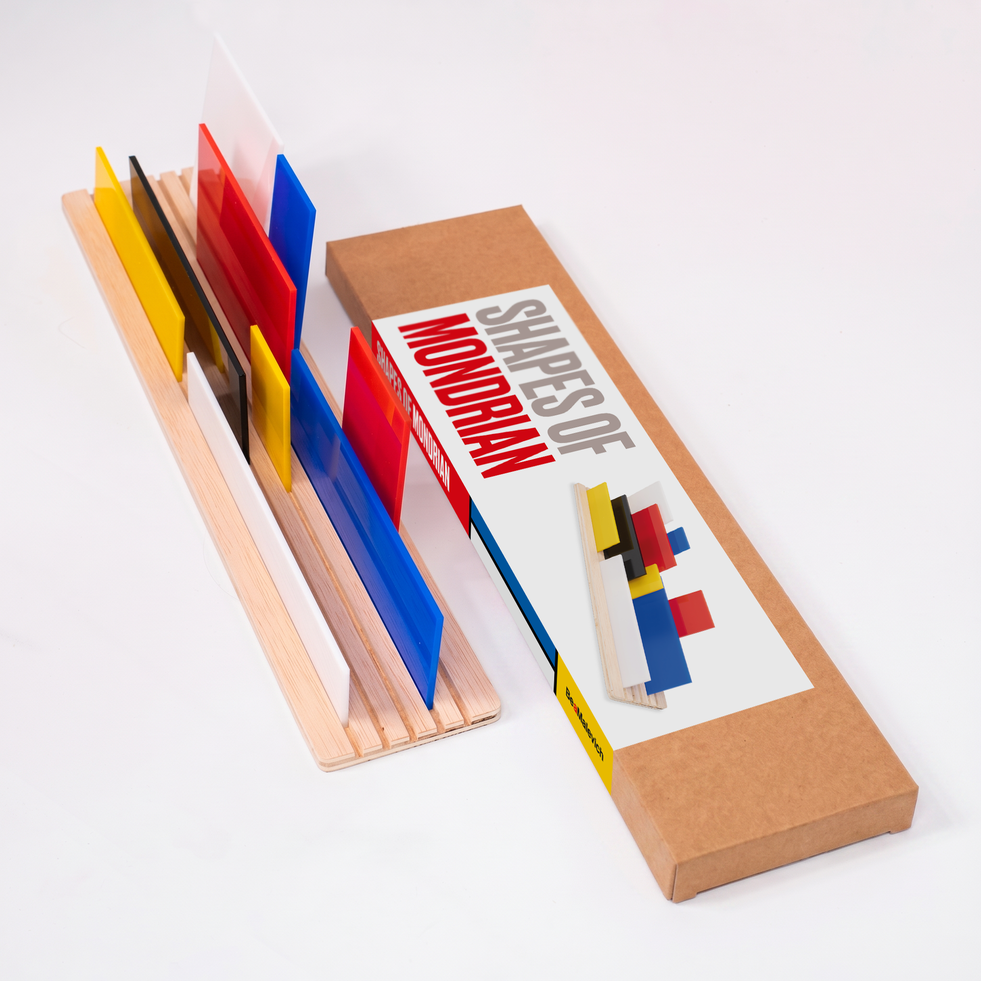 Shapes of Mondrian beamalevich architecture gift design gift art gift