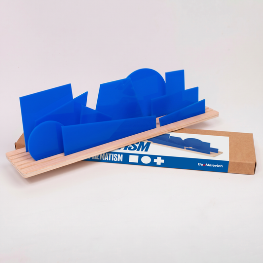 Shapes of Suprematism | Blue beamalevich architecture gift design gift art gift