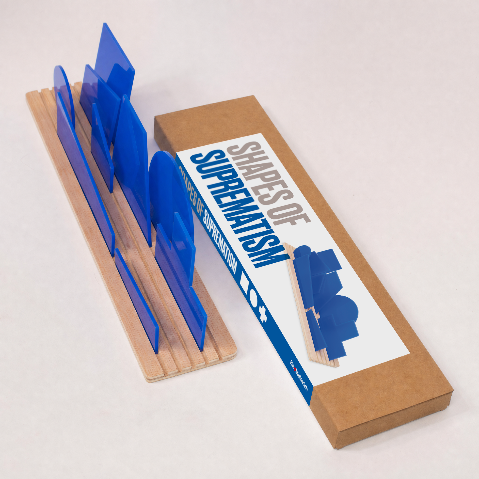 Shapes of Suprematism | Blue beamalevich architecture gift design gift art gift