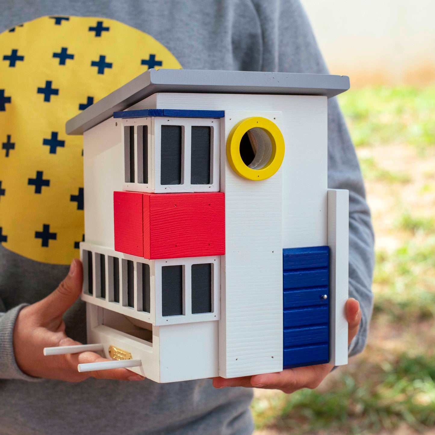 Multiholk De Stijl Bird Feeder beamalevich architecture gift design gift art gift