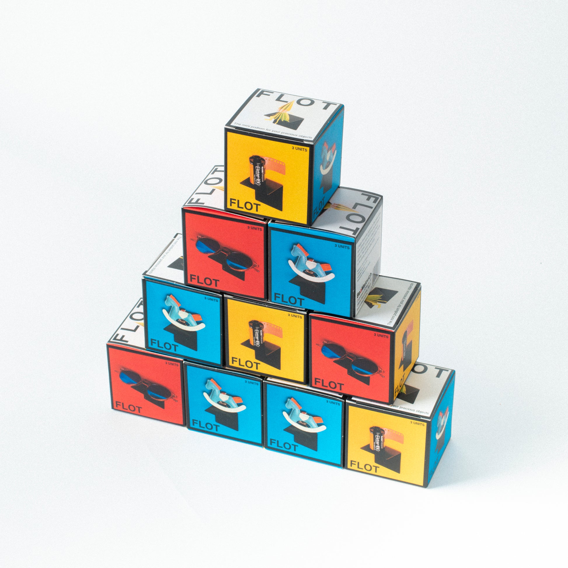 FLOT Mini Floating Shelves | Black (New compact packaging) beamalevich architecture gift design gift art gift