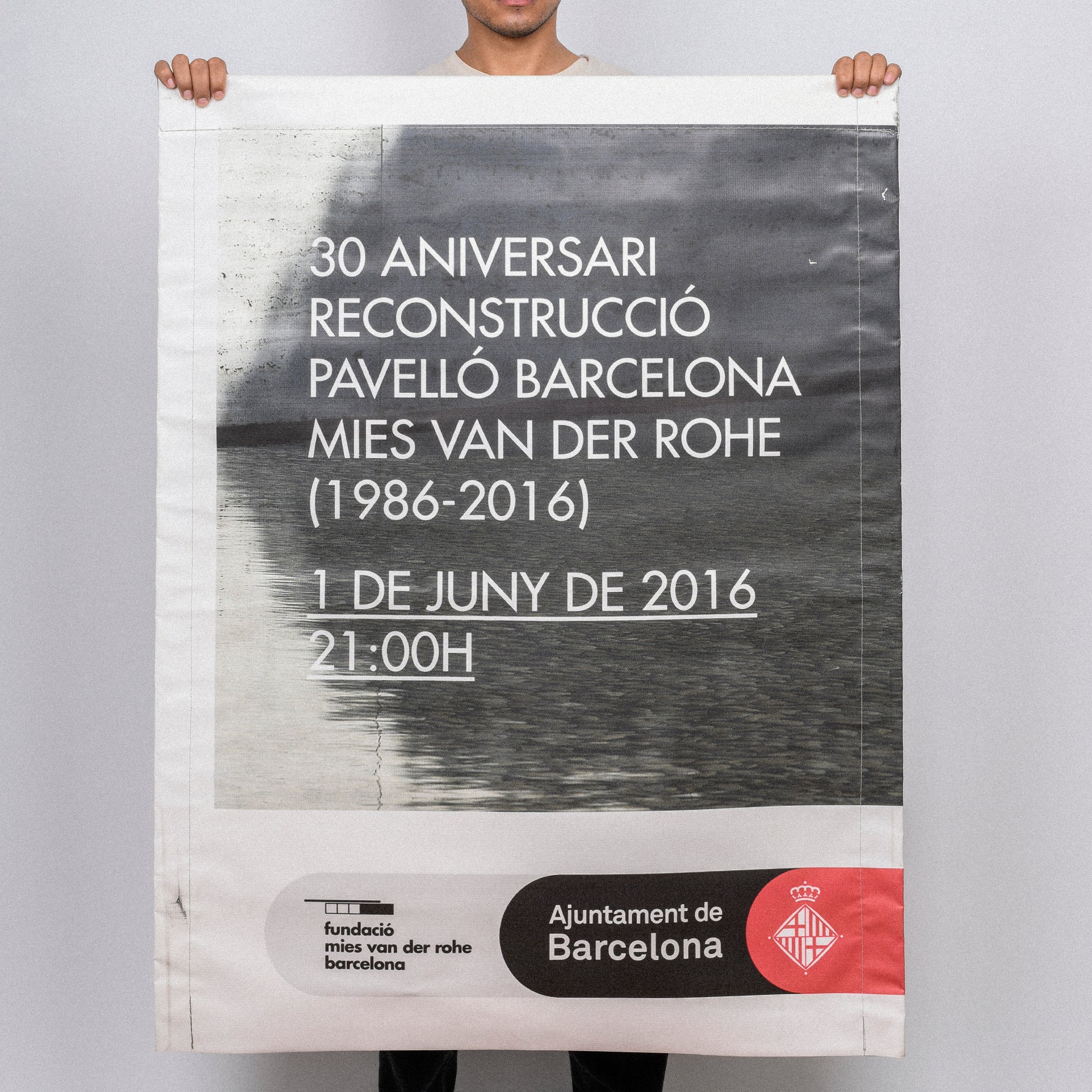 Mies Barcelona | 30th Anniversary Street Banners beamalevich architecture gift design gift art gift