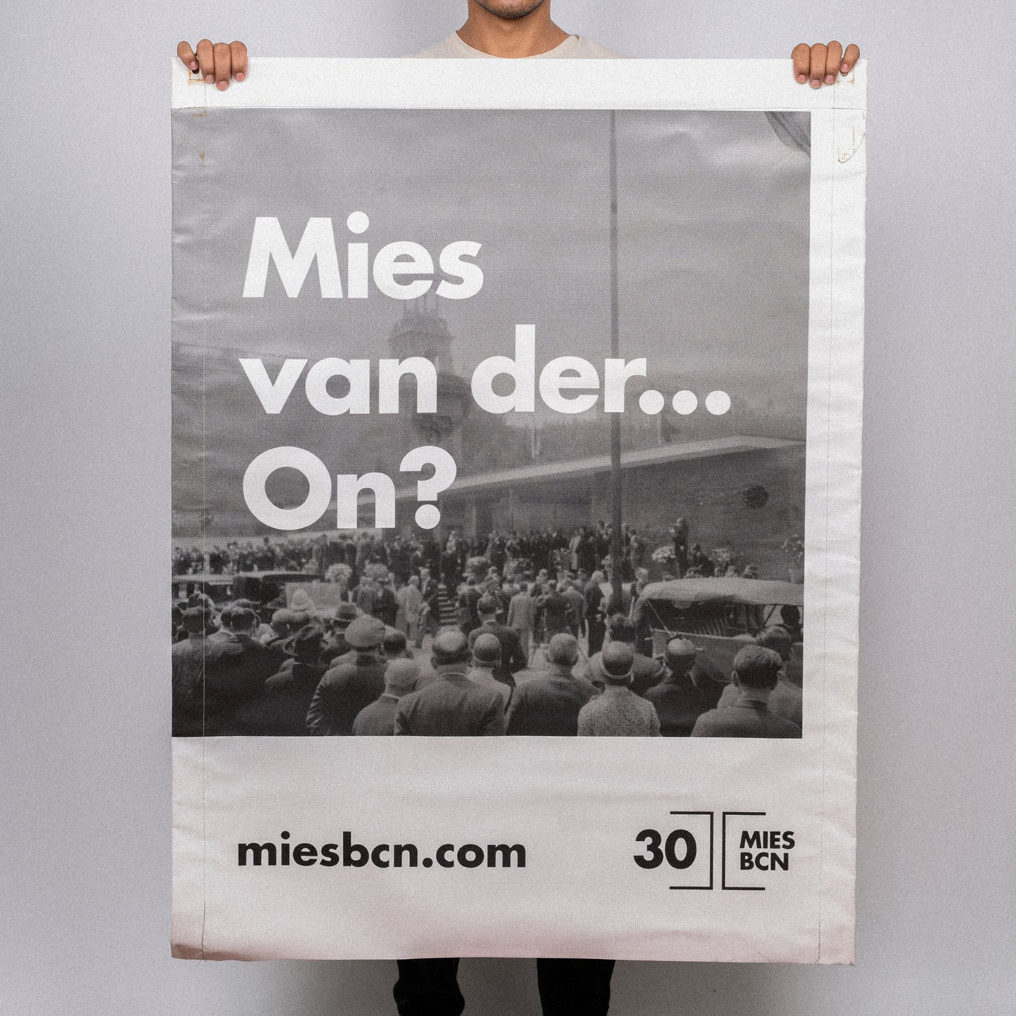 Mies Barcelona | 30th Anniversary Street Banners beamalevich architecture gift design gift art gift