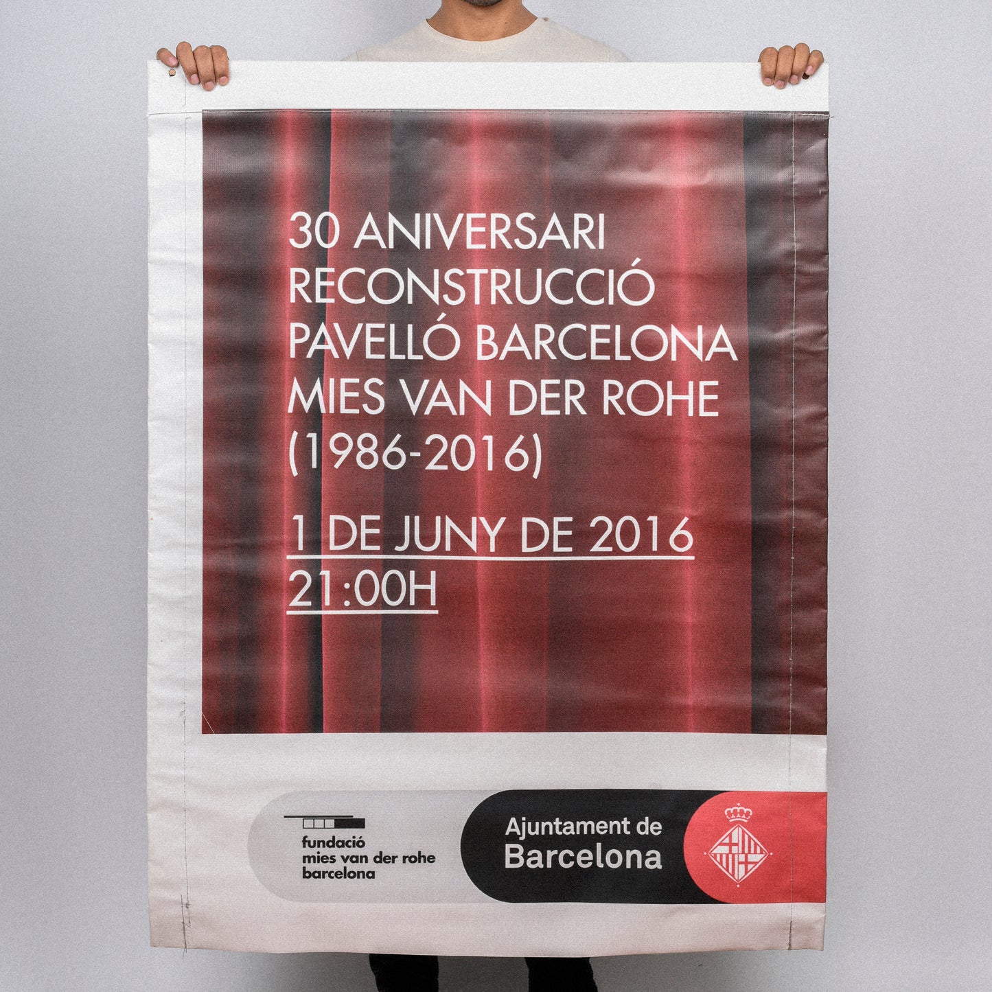 Mies Barcelona | 30th Anniversary Street Banners beamalevich architecture gift design gift art gift