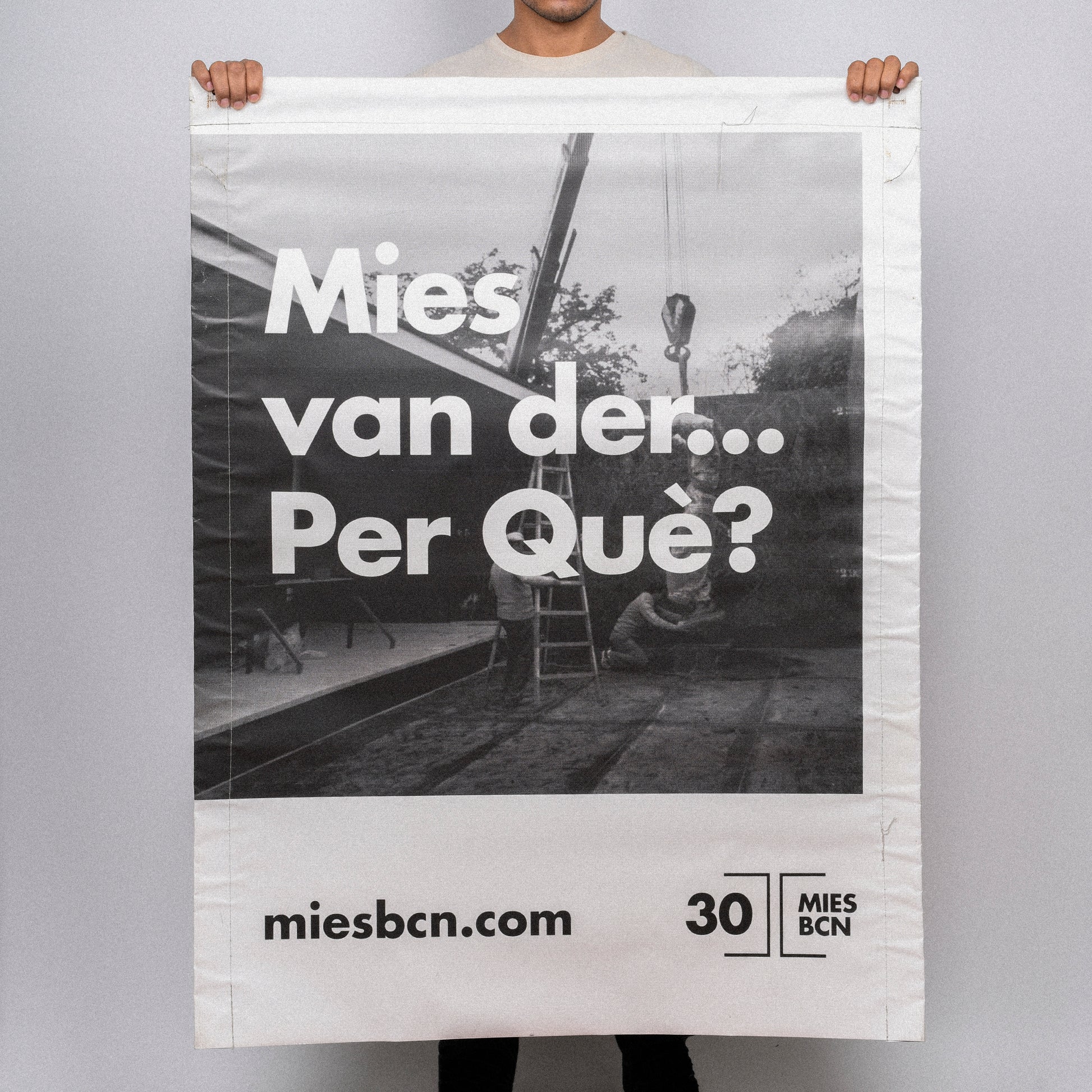 Mies Barcelona | 30th Anniversary Street Banners beamalevich architecture gift design gift art gift