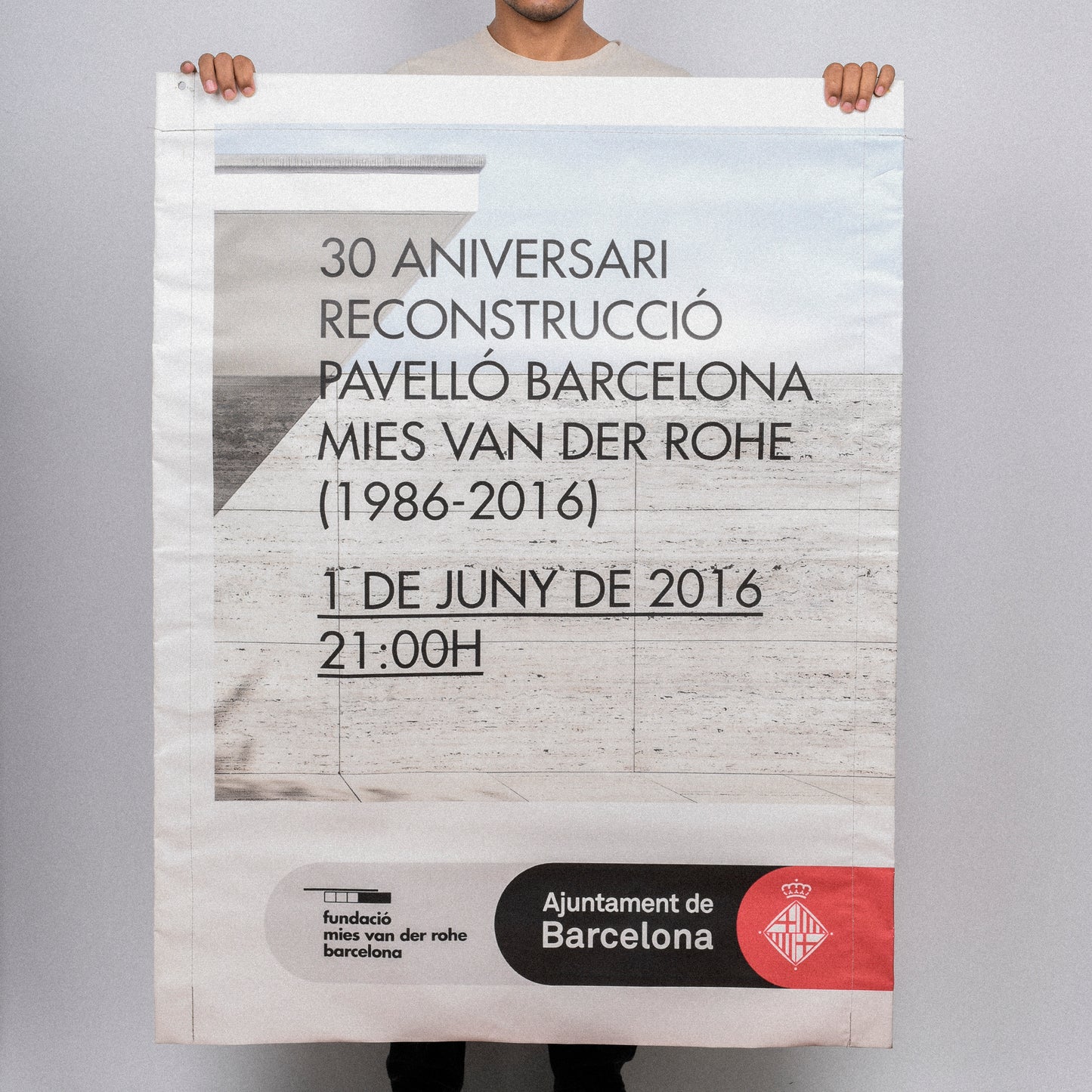 Mies Barcelona | 30th Anniversary Street Banners beamalevich architecture gift design gift art gift