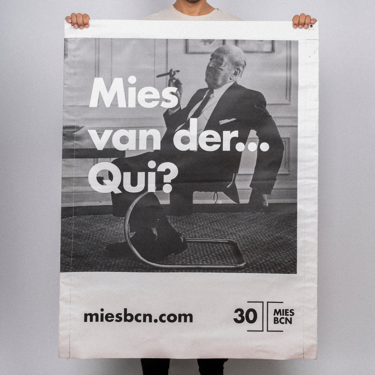 Mies Barcelona | 30th Anniversary Street Banners beamalevich architecture gift design gift art gift