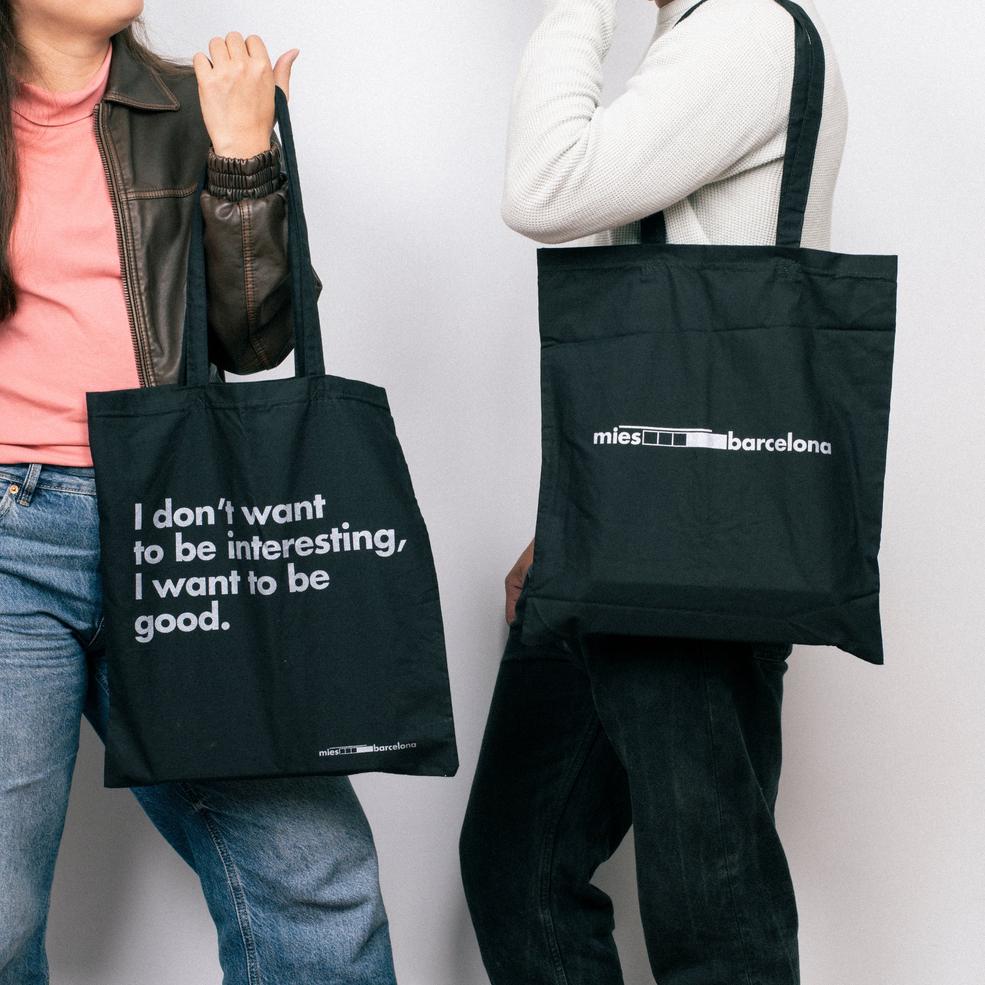 Mies Barcelona | I want to be good Tote Bag beamalevich architecture gift design gift art gift