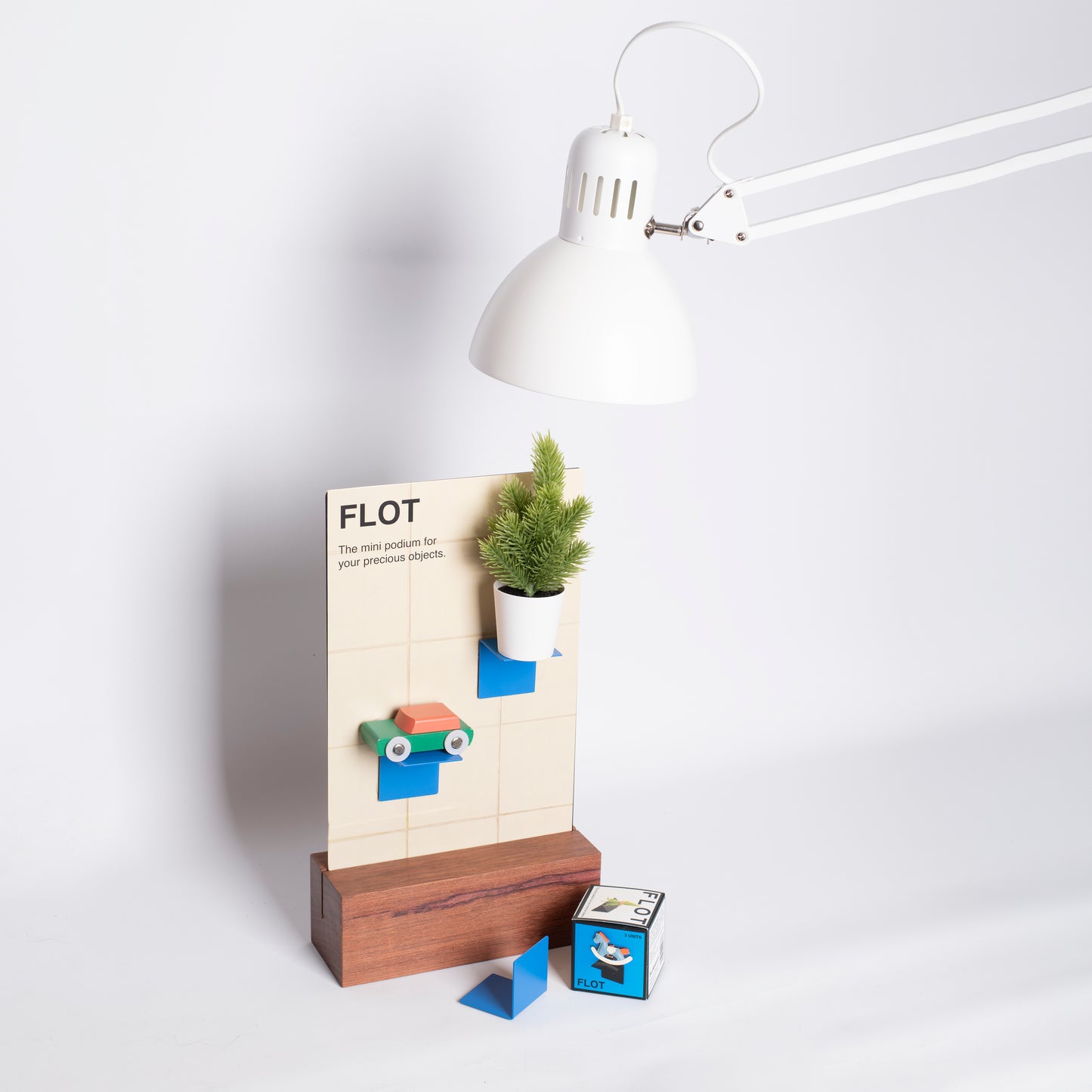 FLOT Mini Floating Shelves | Blue (Special Edition) beamalevich architecture gift design gift art gift